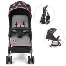 Carrinho de bebe dobravel e portatil twist disney minnie