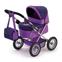 Carrinho de bebê Doll Pram Bayer Designs para bonecas de até 18 anos, ajustável Carrinho de bebê Doll Pram Bayer Designs para bonecas de até 18 anos, ajustável