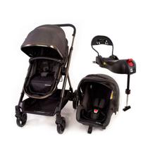 Carrinho de Bebê e Bebê Conforto Discovery Trio Preto Safety
