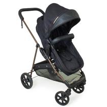 Carrinho de Bebê e Berço Moises Napoli Preto Cobre Galzerano Carrinho de Bebê e Berço Moises Napoli Preto Cobre Galzerano