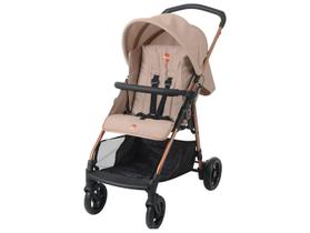 Carrinho de Bebê e Passeio Lui Preto Cobre Burigotto