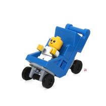Carrinho de bebê em minifigura LEGO Town City de brinquedo 60204