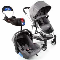 Carrinho de Bebê Epic Trio cor Grey Classic Steel Infanti