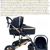 Carrinho de Bebê Europeu 3 em 1 com bebê conforto - Tully Baby