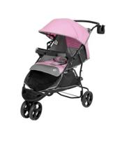 Carrinho de Bebê Evo Rosa (Até 15kg)-Tutti Baby