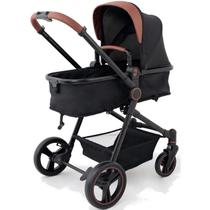 Carrinho de Bebe Galzerano Ivy Berço Passeio Moises Black