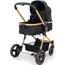 Carrinho de Bebe Galzerano Ivy Berço Passeio Moises Gold