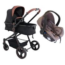 Carrinho De Bebê Galzerano Ivy E Bebê Conforto Cappuccino