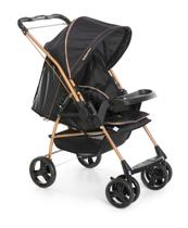 Carrinho de Bebê Galzerano Milano Reversível III 1018 Preto Golden