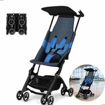 Carrinho de Bebê GB Passeio Transporte Pockit Air All Terrain Night Blue Ultra Leve e Compacto Carrinho de Bebê GB Passeio Transporte Pockit Air All Terrain Night Blue Ultra Leve e Compacto