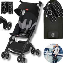 Carrinho de Bebê GB Pockit All Terrain Com Bolsa De Transporte Velvet Black Infantil Passeio