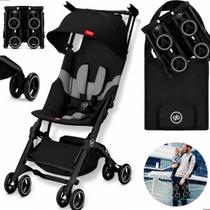 Carrinho de Bebê GB Pockit All Terrain Com Bolsa De Transporte Velvet Black Infantil Passeio