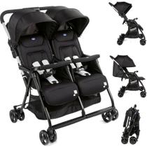 Carrinho De Bebê Gêmeos Ohlala Twin Black Night - Chicco