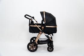 Carrinho de bebê Golden Club Baby Preto Carrinho de bebê Golden Club Baby Preto
