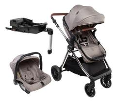 Carrinho De Bebê Infanti Travel System Romanzo Essenza Trio Bege Chrome