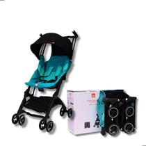 Carrinho de Bebê Infantil Transporte Passeio Laguna Blue Gb Pockit All terrain