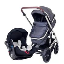 Carrinho De Bebê Itália 3 Em 1 Prateado Com Isofix 516 Pro - Pro Baby Brasil