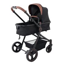 Carrinho De Bebê Ivy Black G22 Berço Passeio E Moisés Galzerano Preto UV50 Carrinho De Bebê Ivy Black G22 Berço Passeio E Moisés Galzerano Preto UV50