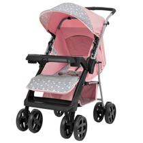 Carrinho de Bebê Joy II Rosa - Tutti Baby