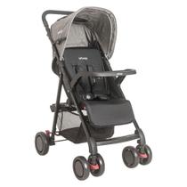 Carrinho de Bebê Kiddo Street Preto e Cinza 0 a 15kg 8003PC - WHOOP