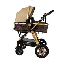 Carrinho de Bebê Luxo Marrom Club Baby C/ Alça Selo Inmetro Envio Rápido