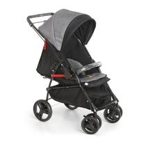 Carrinho de Bebê Maranello II até 15Kg Preto/Cinza 1381PRC Galzerano