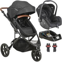 Carrinho de Bebe Moises Bebe Conforto e Base Kiddo Trek Preto Carrinho de Bebe Moises Bebe Conforto e Base Kiddo Trek Preto