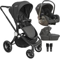 Carrinho de Bebe Moises Bebe Conforto Kiddo Sunny Melange Preto Carrinho de Bebe Moises Bebe Conforto Kiddo Sunny Melange Preto