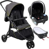 Carrinho de Bebe Moises Bebe Conforto Preto Burigotto CR3 22 Gray Neon Carrinho de Bebe Moises Bebe Conforto Preto Burigotto CR3 22 Gray Neon