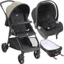 Carrinho de Bebe Moises com Bebe Conforto Burigotto Lui 22 Sand Carrinho de Bebe Moises com Bebe Conforto Burigotto Lui 22 Sand
