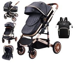 Carrinho de Bebê Moisés com Bebê conforto Europeu