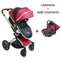 Carrinho de Bebê Multifuncional + Bebê Conforto Dardara Giro