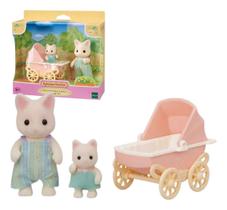 Carrinho De Bebê Papai E Bebê Gatos Primavera Epoch 5683 Carrinho De Bebê Papai E Bebê Gatos Primavera Epoch 5683