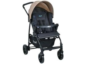 Carrinho de Bebê para Passeio Burigotto Ecco de 0 até 15 Kg Cinza com Bege
