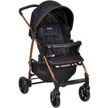 Carrinho de Bebe para Passeio Burigotto Ecco Preto Bronze Carrinho de Bebe para Passeio Burigotto Ecco Preto Bronze