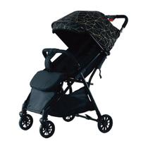 Carrinho de Bebê para Passeio Compacto Zippy Preto Até 15kg com Capota e Porta Objetos Leve Dobrável