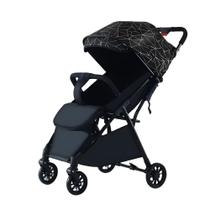 Carrinho de Bebê para Passeio Desmontável e Vira Berço Preto Zippy