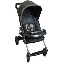 Carrinho de Bebe para Passeio Galzerano Romano Preto Cobre 1035PTC