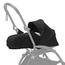 Carrinho de bebê para recém-nascidos Stokke YOYO 0+ com colchão e dossel preto