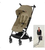 Carrinho De Bebê Para Viagem Cybex Dobrável Pockit AllCity Vanilla Beige GB