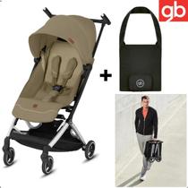 Carrinho de Bebê para Viagem Pockit+ Allcity Bege Ultracompacto + Bolsa Kit Gb