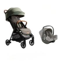 Carrinho de bebe parcel pine + bebe conforto - joie