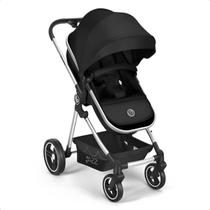 Carrinho De Bebê Passeio 2 em 1 Assento Moisés Jazz 0-15kgs Preto Proteção Solar Fisher-Price BB430A - Fisher Price