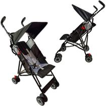 Carrinho De Bebê Passeio Estilo Guarda Chuva Compacto Turim Preto - Baby Style Carrinho De Bebê Passeio Estilo Guarda Chuva Compacto Turim Preto - Baby Style