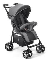 Carrinho De Bebê Passeio Flick Multikids Baby 0 A 15kg Cor Cinza Cor Do Chassi Preto