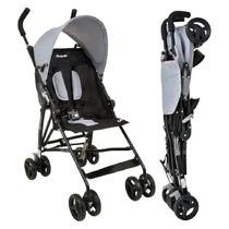 Carrinho de Bebê Passeio Guarda Chuva OI 6m - 15Kg Cinza/Preto Burigotto