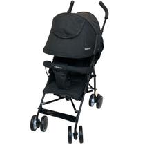 Carrinho de Bebe Passeio Guarda Chuva Passear Baby Alfa Preto Carrinho de Bebe Passeio Guarda Chuva Passear Baby Alfa Preto