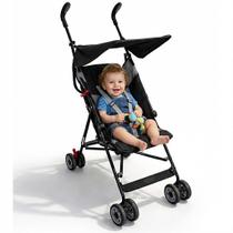 Carrinho de Bebê Passeio Infantil Turim Preto Compacto Estilo Guarda Chuva Reclinável Leve Dobrável - Baby Style