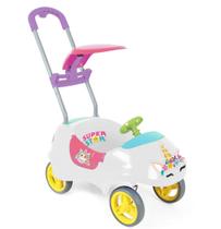 Carrinho De Bebê Passeio Kids Car Menina Unicórnio - Xplast