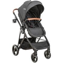 Carrinho de Bebe Passeio Moises Kiddo Cosmos Melange Preto Carrinho de Bebe Passeio Moises Kiddo Cosmos Melange Preto